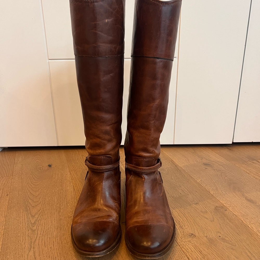 Frye Brown Heeled Boots for Women